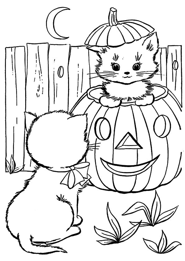Plansa de colorat cu Halloween 38 95